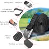 6 x Clamp Lock Straps, Lashing Straps, for up to