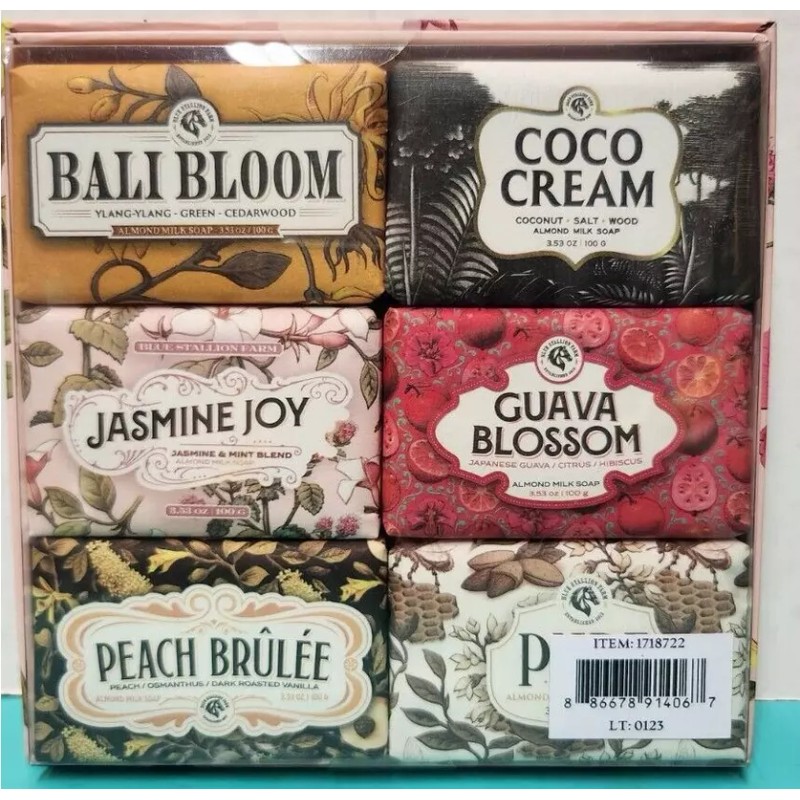BLUE STALLION FARM 6 PACK SOAP BAR- 3.5 OZ EACH