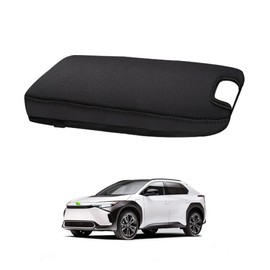 Autorder Center Console Cover for 2023 2024 2025 Toyota bZ4X /Subaru Solterra Accessories Armrest Cover Anti-Scratch Middle Console Pad Leather Armrest Protector