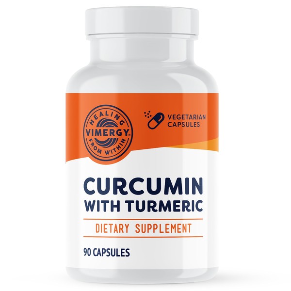 Vimergy Curcumin with Turmeric, 30 Servings – Immune System Supplement – Liquid Capsules - Non-GMO, Gluten-Free, Soy-Free, Kosher, Vegan & Paleo Friendly (90 Count)