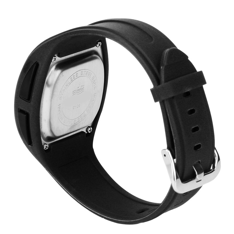 Multifunction Waterproof Intelligent Wrist Watch Sports Digital Step Counter WatchesBlack