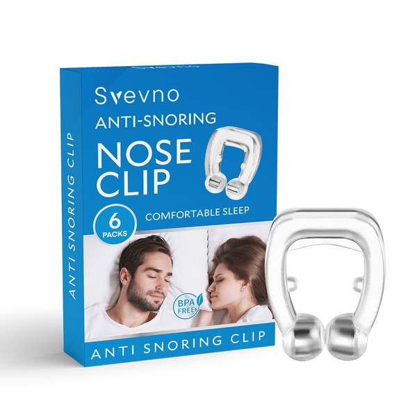 Anti Snoring Devices - Silicone Magnetic Snore Stopper - Anti Snoring Nose Clip, Provide Effective Anti Snoring Solution - Comfortable and Effective to Stop Snoring (6 PCS)