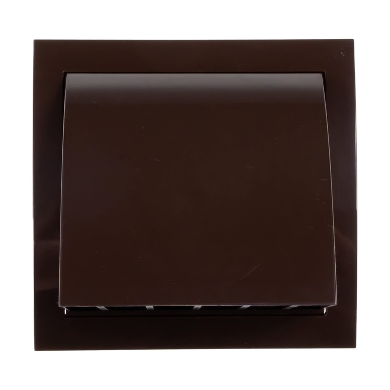 Vent Systems 4" Inch Brown Exhaust Vent Cover Dryer Vent
