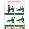 C7 C9 Christmas Lights Spring Clips, 100 Count Holiday Lights
