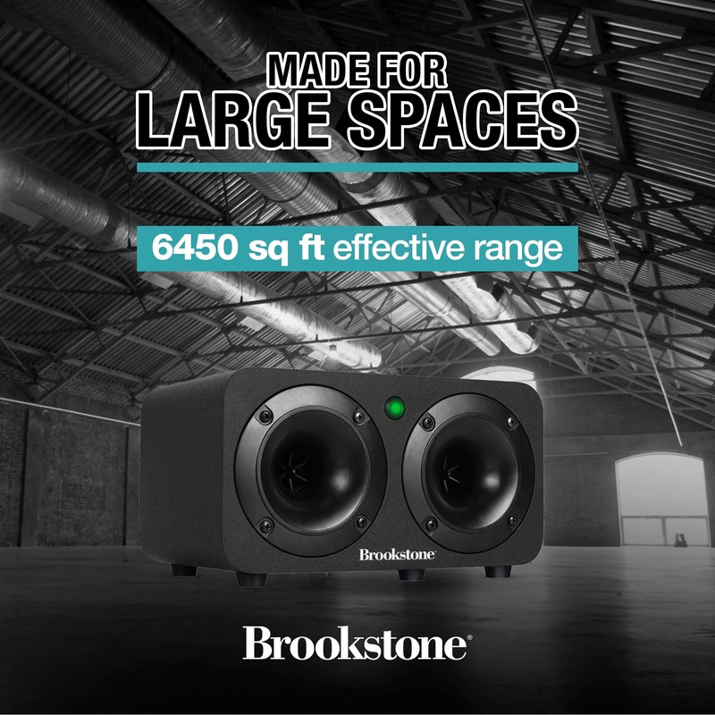 Brookstone Ultrasonic High-Frequency Repeller – Dual Speaker Sound Technology |