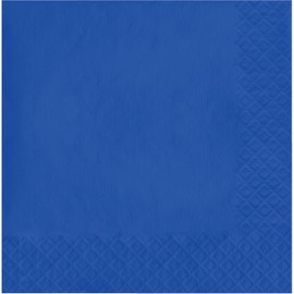 Creative Converting 663147B 50 Count Touch of Color Lunch Napkins, Cobalt