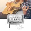 Fixed Hardtail Guitar Bridge U Shape Saddle Bridge Replacement Metal