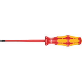 Wera 05006440001 0.6 x 3.5 x 100 mm "160iS VDE" Insulated Screwdriver for Slotted Screws - Silver