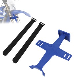 USTPO Universal Motorcycle Fork Saver,11.2 Inches Fork Support Brace Suspension Guard Protector with 2 Straps for Dirt Pit Bike Motocross Enduro Supermoto Blue