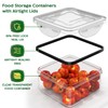 70 Pack Large Food Storage Containers with Lids-Total 769 Oz