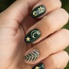 Healeved Starry Moon Nail Charms Thin Nail Art Decoration Friendly