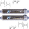 RO/DI 2 Color Changing Refillable 2X10 Clear Inline Cartridges 4