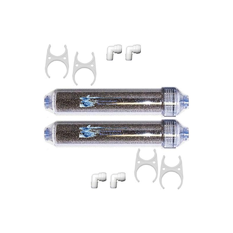 RO/DI 2 Color Changing Refillable 2X10 Clear Inline Cartridges 4