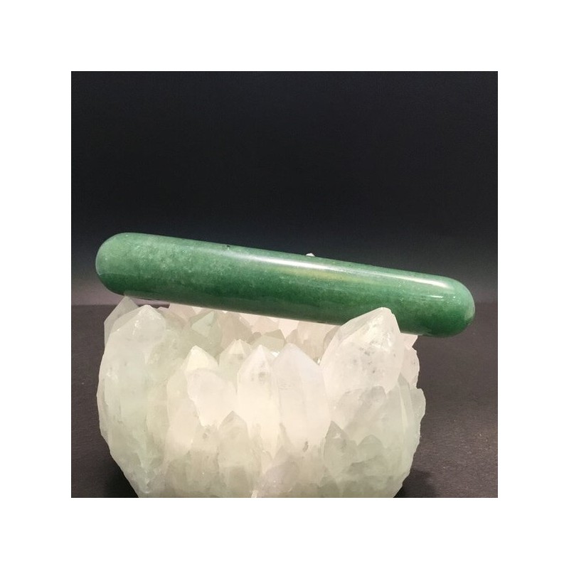 천연원석 아벤츄린 마사지봉 10.5x1.8~2.0cm 약 65~70g Natural Stone Aventurine Massage