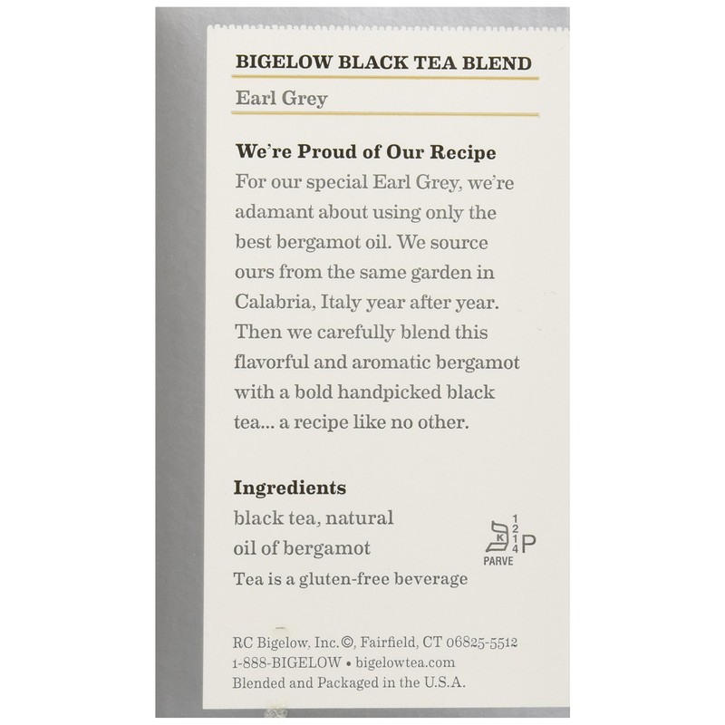 Bigelow Earl Grey Tea, 40 ct