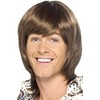 Smiffys 70's Heartthrob Wig - Brown