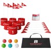 bucketgolf Game The Original Ultimate Backyard Lawn Golf Game for Family, Adults and Kids - Portable 6 Hole Golf Course Play Outdoor, Lawn, Park, Beach, Yard.