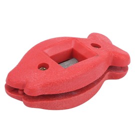 Vvikizy Hockey Skate Sharpener Ice Skate Shoes Grinding Conditioner Blades Maintenance ToolBlack (Red)