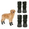 Phaechild Anti Slip Dog Socks Boots with Zipper,Waterproof Dog Shoes