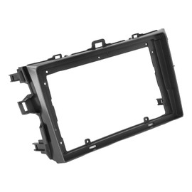 Car Radio Fascias, 9 Inch 2 Din Car Stereo Radio Fascia Frame Trim Center Control Audio Fascia Navigation Panel Frame Replacement for Corolla 2006‑2013 Other Interior Accessories