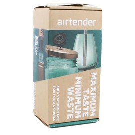 Generic Airtender Manual Air Pressure and Vacuum Sealer Set, Large, Black