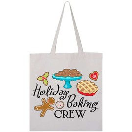 inktastic Holiday Baking Crew Tote Bag 0020 White 2de6f