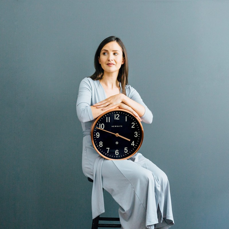 NEWGATE® Master Edwards Wall Clock | Mid Century Style Clock