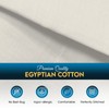 Sunshine Comforts Egyptian Cotton Flat Sheets Super King Size Breathable,