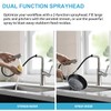 Crea Kitchen Faucets with Pull Down Sprayer, Bar Sink Faucet