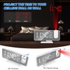 Projection Digital Alarm Clock for Bedroom, Beedove FM Radio Alarm