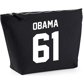 Hippowarehouse obama 61 printed make up cosmetic wash bag 18x19x9cm