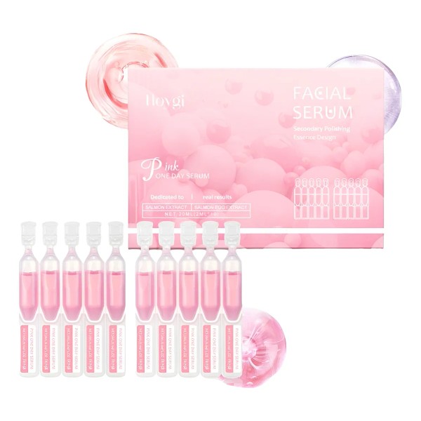 Serum Facial Pdrn De Salmón Pink One Day Rostro Y