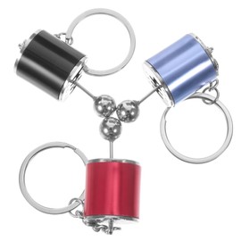 FUNOMOCYA Keychain Hooks Rings Gear Shifter Keychain 3pcs Car Keychains Men's Keychains Cool Gadgets Key Chain Accessories