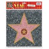 Beistle 55328 "Star Peel 'N Place Sheet, 12 by 15-Inch