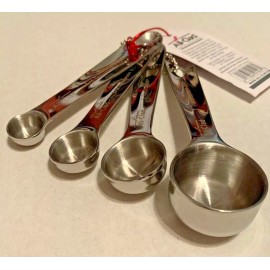 All-Clad Measuring Spoon Set of 4 Stainless Steel Standard Size Brand New Tags