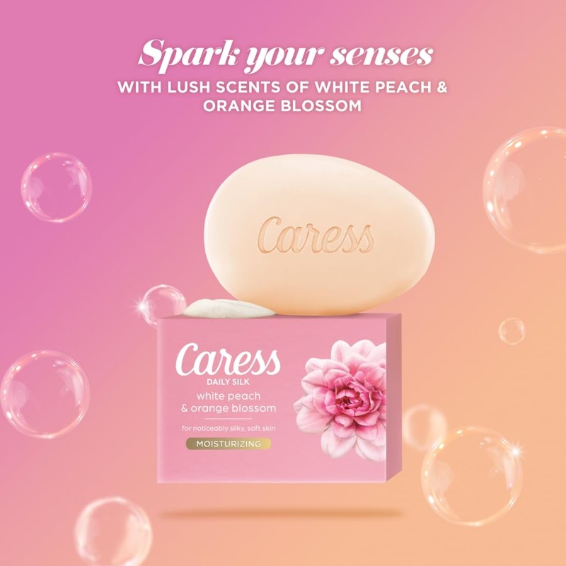 Caress Beauty Bar Soap For Noticeably Silky Soft Skin Daily