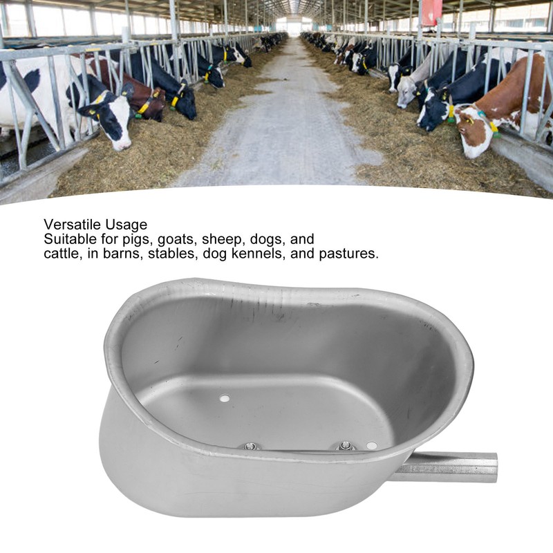 Automatic Drinking Water Bowl Stainless Steel Livestock Water Feeder Trough
