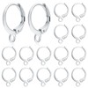Earrings with Jump Hook,100 Pieces Round Leverback Earring Hooks Earwires