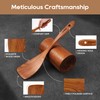 Teak Wooden Cooking Utensils Set, 10 Piece Premium Kitchen Cookware,