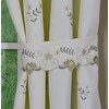 Today's Curtain Verona Reverse Embroidery Panel Pair and Tiebacks, 63",