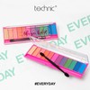 Technic Mega Eyeshadow Palette - 12 Pigmented, Long Lasting, Easy