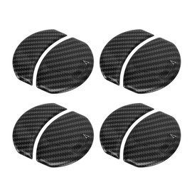 REPAIROCK 1 Set Toyota Tundra 14-21 Central Console A/C Air Outlet Cover Trim Air Vent Cover Trim Carbon Fiber Pattern ABS Black