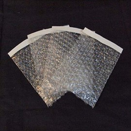 100Pcs Clear Bubble Cushioning Wrap Self-Seal Bubble Pouch Bags for Shipping,Storage and Moving,4x5.5"