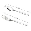 Eudokky Dessert Forks, Dessert Spoons Set, 12 Pieces Stainless Steel