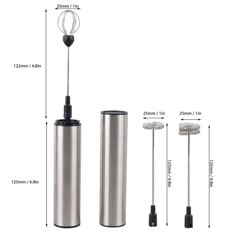 Electric Whisk Multifunctional USB Rechargeable Handheld Milk Frother Foam Maker