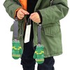 4 Pack Glove Clips, Mitten Clips with Elastic Straps for