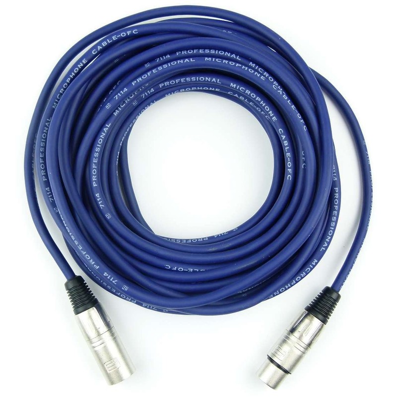 Adam Hall Cables K3MMF1000BLU Microphone Cable 10 m Blue XLR
