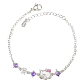 WKxinxuan Girls' Bracelet KT Bracelet Jewellery Set, Girls' Bracelet Girls, KT Bracelet Jewellery Things, Suitable for Everyday Use, Suitable as a Birthday Gift for Friends, Stainless Steel