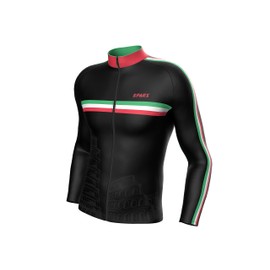 Sparx Men Winter Cycling Jerseys Bike Bicycle Long Sleeve Thermal Fleece Cold Weather Jacket (Italy, Small)