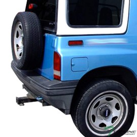 TLAPS 7422446110113 Compatible with 1989-1998 Suzuki Sidekick / 1989-1997 Geo Tracker / 1998 Chevy Tracker Class 1 I Black 1.25" Receiver Trailer Hitch